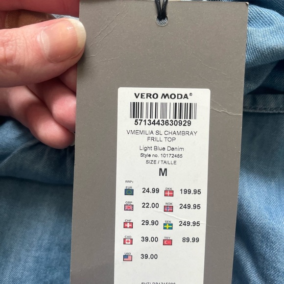 NWT Off-shoulder vero moda top - Picture 2 of 5